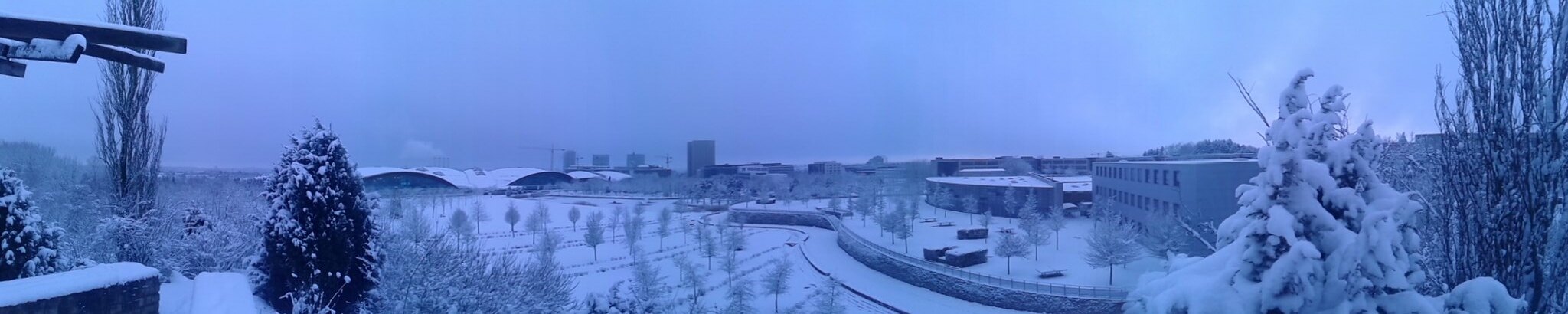 Snow over Kirchberg