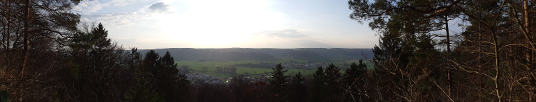 View over the valley