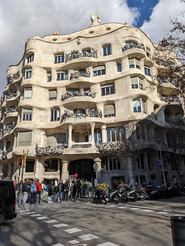 Casa Mila from across the street