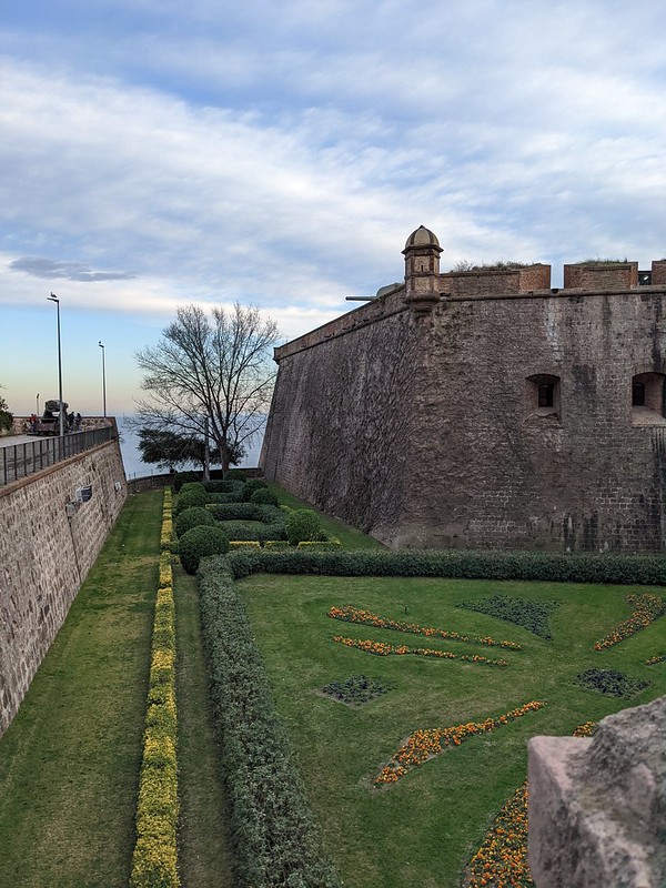 View of side of castle