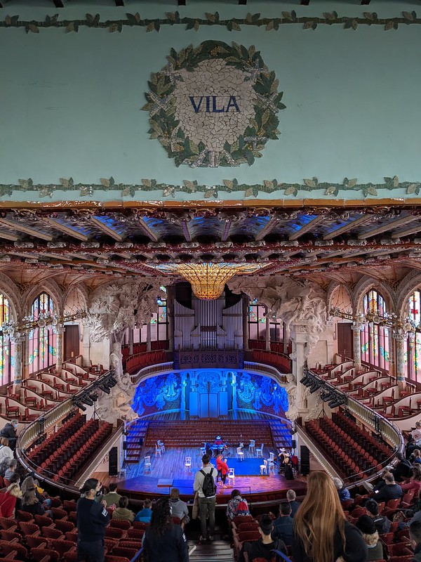 Inside the concert hall of the palace