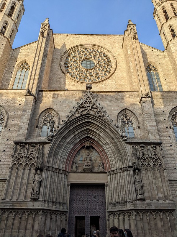 View of the front of the basilica