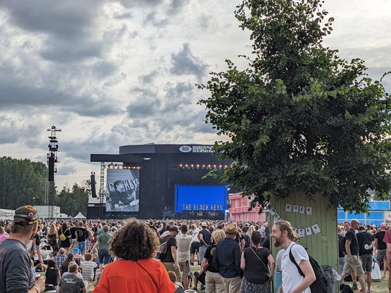 The Black Keys playing on the Main stage