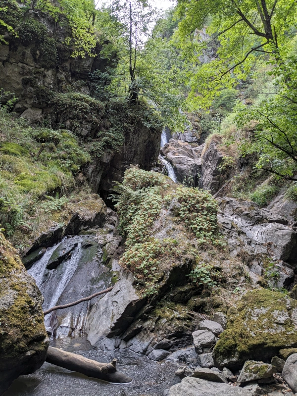 Another view of the waterfalls from the bottom