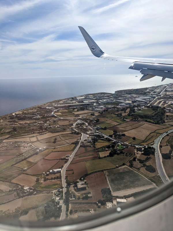 Landing in Malta