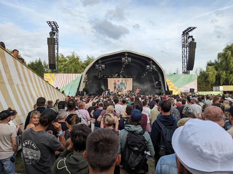 Pup playing on the Slope stage