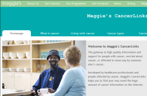 Homepage of Maggie's CancerLinks